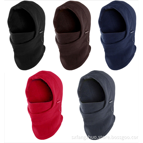 6 in1 balaclava hood face fleece neckwarmer